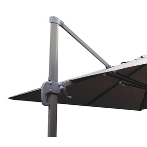 OMBRELLONE ROMA 2,5X3,3M HKAKI E STRUTTURA SCURA