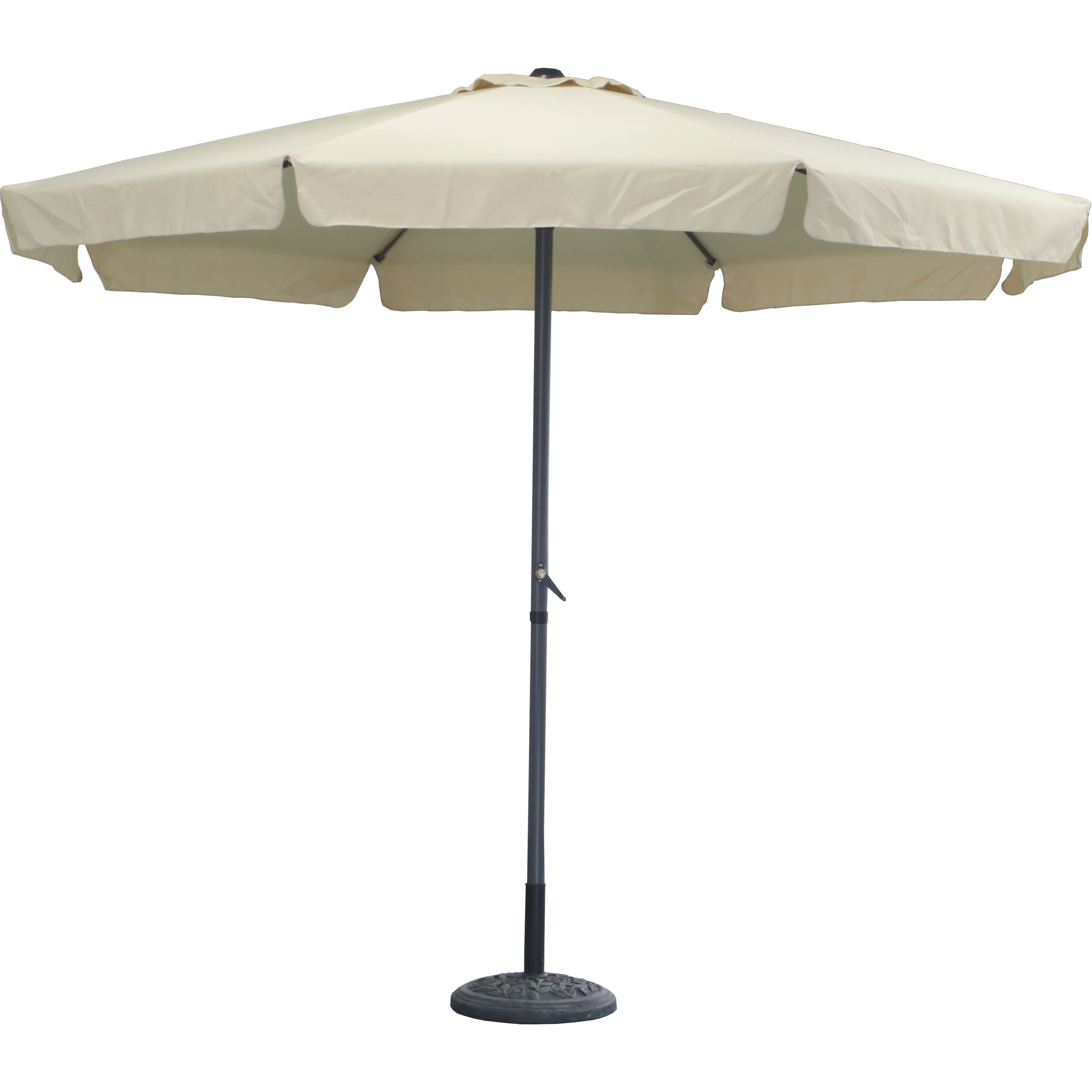 OMBRELLONE ELBA D.3M BEIGE E STRUTTURA GRIGIA