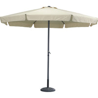 OMBRELLONE ELBA D.3M BEIGE E STRUTTURA GRIGIA