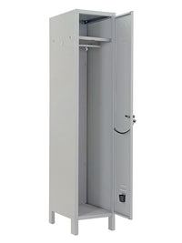 Armadio Armadietto Spogliatoio Singolo 1 Posto in Metallo con Serratura Pratiko
