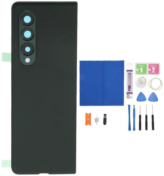 Kit di sostituzione vetro posteriore compatibile con Z Fold 3 5G SM F926 - Kit di riparazione - Vetro - Fai da te - Peso ridotto 100g - Vetro posteriore