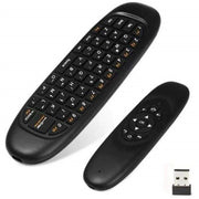 Trade Shop - Telecomando Wireless Ricaricabile Tastiera Remota Air Mouse Rgb Q-a09 Smart Tv Box -