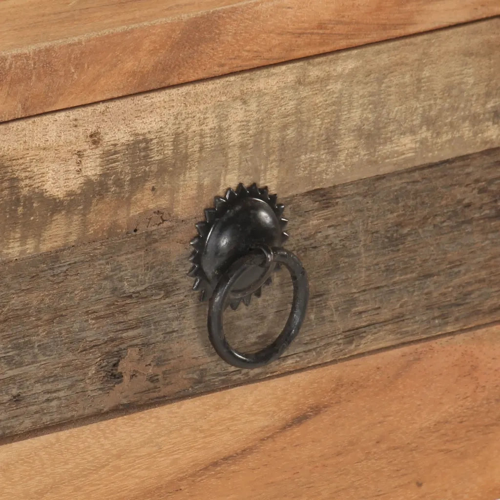 Tavolo Consolle 90,5x30x75cm in Legno di Acacia e di Recupero cod mxl 15401