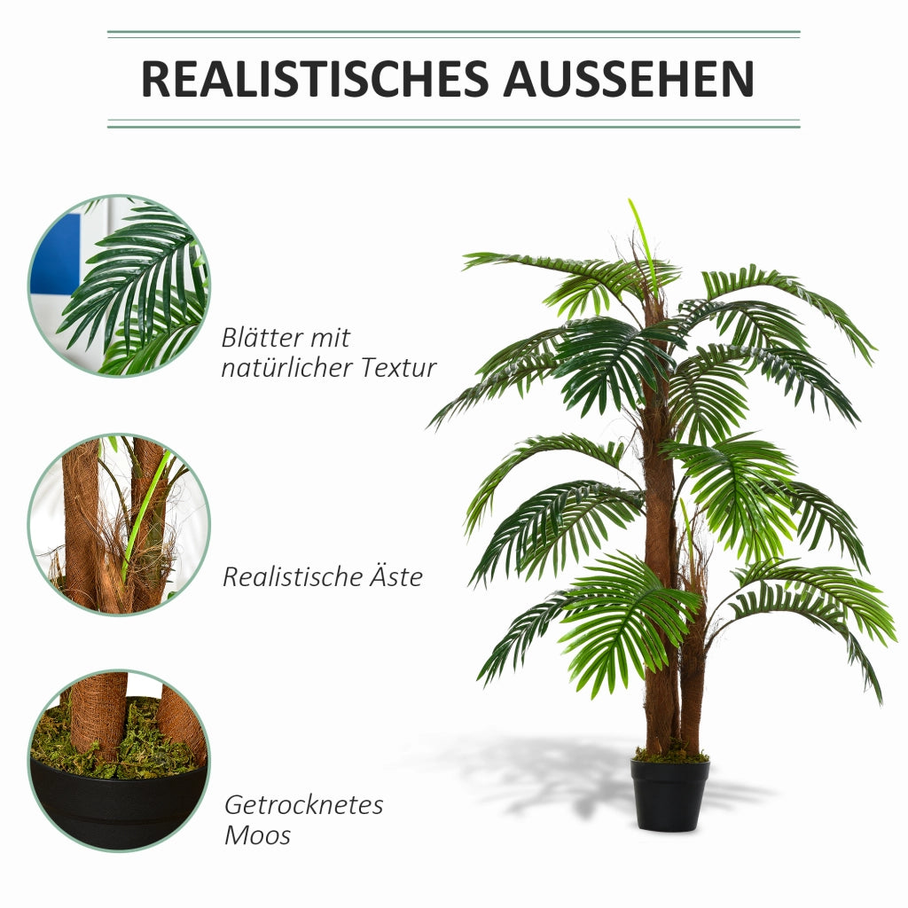 Palma Artificiale in Vaso ¨C zephmum ¨C Verde 120 cm