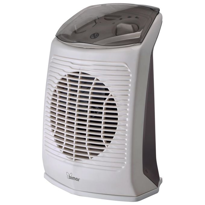 Bimar HF200 stufetta elettrica Interno Grigio 2000 W Riscaldatore ambiente elettrico con ventilatore