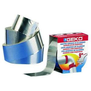 Nastro Termico Alluminio Adesivo Nero mm.40x9 Mt