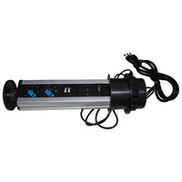 Link Multipresa a Scomparsa con 2 Porte Alimentazione Ita-Schuko 2 Porte Usb + 1 Rj45 + 1 Rj11 + 1 Hdmi Femmina