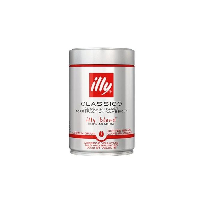 Illy Barattolo da 250g di caffè in grani Tostato CLASSICO