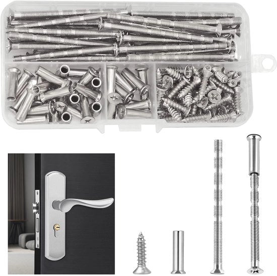 Viti di connessione con guscio - Viti per cardini - 32 set