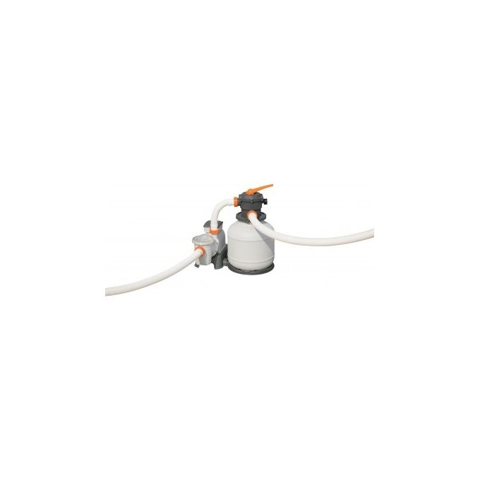 Bestway 58499-5 Sistema di Filtraggio a Sabbia Flowclear con Timer 8.327 l-h per Piscine e Campeggio