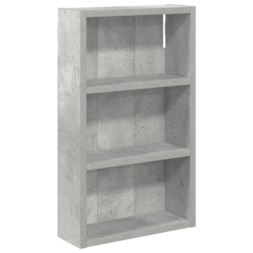 Armadio da bagno a muro Grigio Cemento 30 x 10 x 50 cm