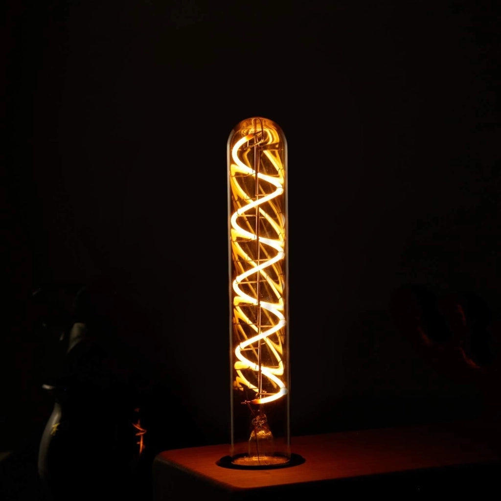 ZMH Lampadina LED Edison tubolare vintage E27 4W bianco caldo