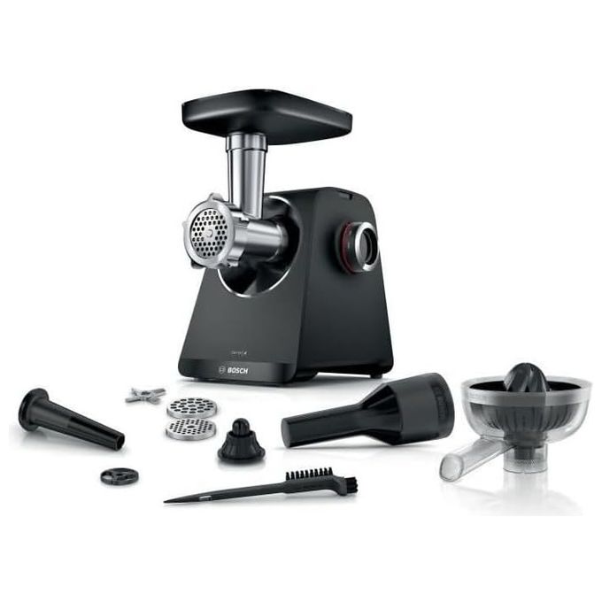 Bosch MFWS430B tritacarne 1900 W Nero, Argento