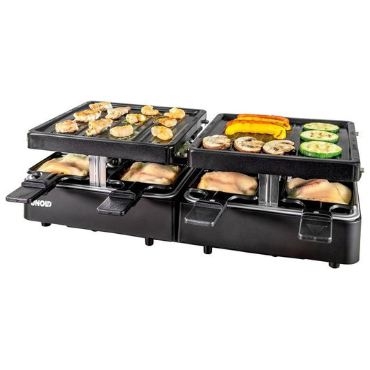 Unold 48755 griglia per raclette 8 persona(e) 1300 W Nero