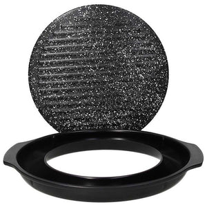 Tognana Porcellane BARBECUE/GRILL TOND.33X36CM FORGED-X PREMIUM BLACK