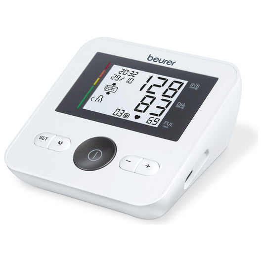 Beurer BM 27+ Misuratore Pressione Automatico Braccio 4 Utenti LCD Grigio Bianco