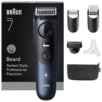 Braun Regolabarba BT7520 Nero e Blu 40 Lunghezze Wet and Dry Batteria 120 min