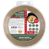 2Easy Carta da Forno Rotonda 100 Fogli Marrone