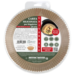 2Easy Carta da Forno Rotonda 100 Fogli Marrone