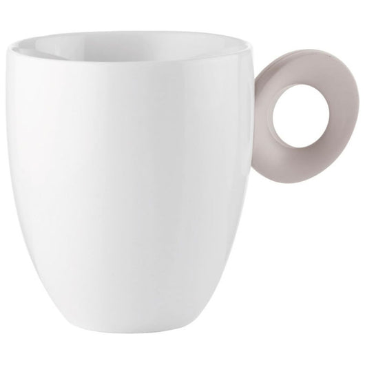 Yeppon Mug Elegante in Porcellana con Manico Bicolore