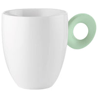 Yeppon Mug Elegante in Porcellana con Manico Bicolore