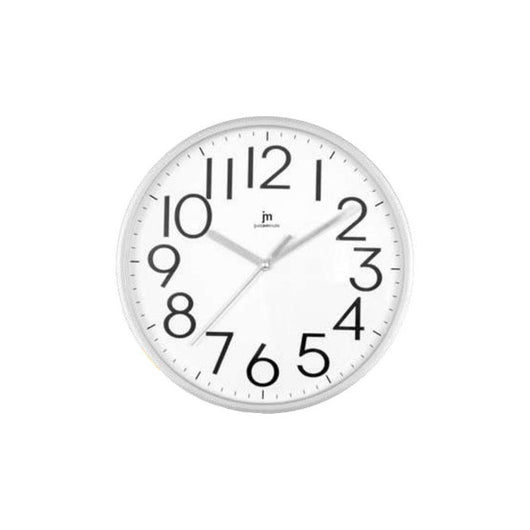 Lowell Orologio da Parete Quarzo Silenzioso Argento