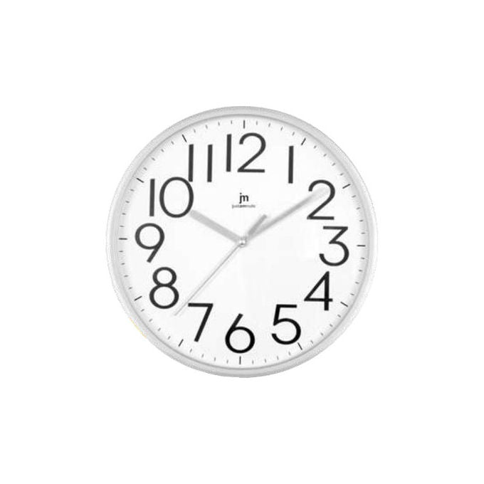 Lowell Orologio da Parete Quarzo Silenzioso Argento