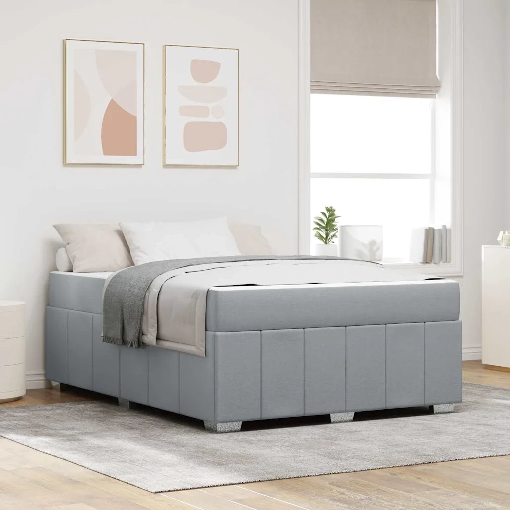 Struttura del letto Grigio chiaro 160 x 200 cm Tessuto 3398293