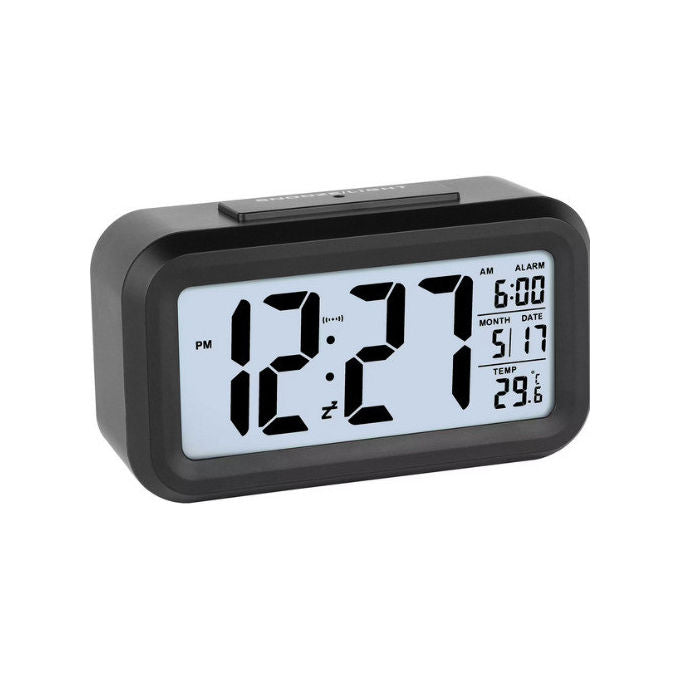 Lowell Orologio Da Tavolo Digitale Nero