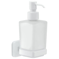 Gedy Dosasapone Tonga Bianco Matt Acciaio Inox