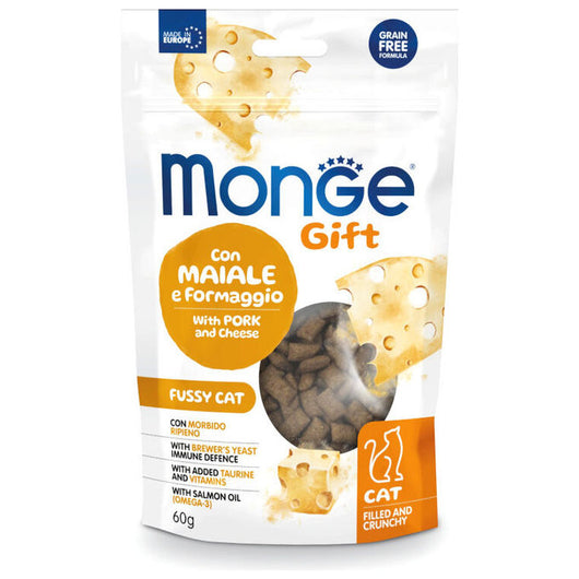 Monge Gift Appetito Gatti con Maiale e Formaggio 60g