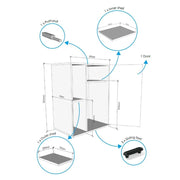 Askoll Opera Stand 110 Steel - supporto per acquario