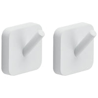 Gedy Appendiabiti 2 Pezzi Tonga Bianco Matt