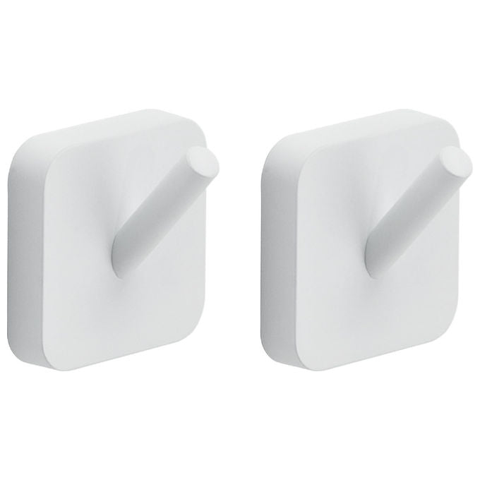 Gedy Appendiabiti 2 Pezzi Tonga Bianco Matt