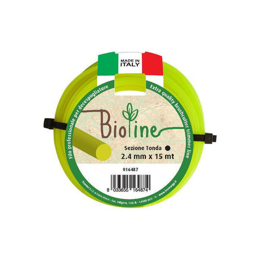 Filo Bioline Decespugliatore Giallo 2,4 mm
