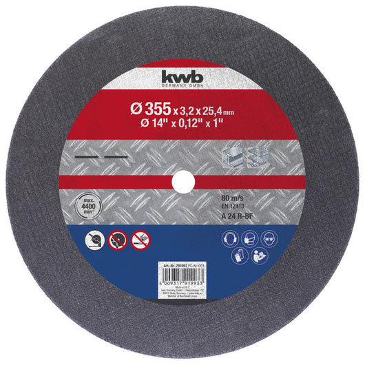 Yeppon Disco da Taglio 355 mm per Metalli Alta Qualita'