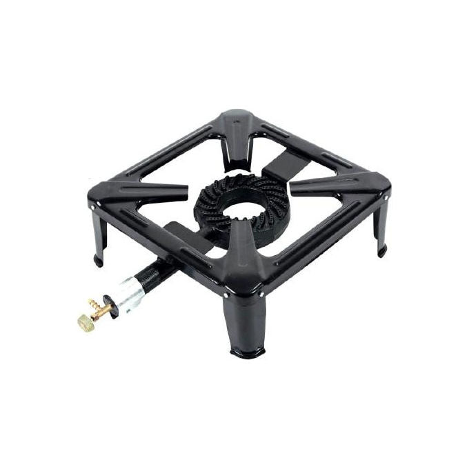 Ompagrill Fornello Gas Fornellone GPL Nero