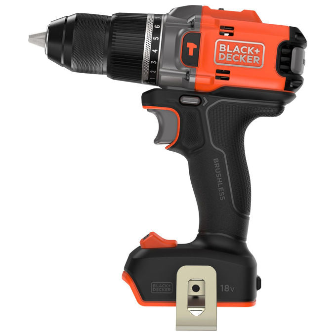 BLACK+DECKER Trapano a Percussione 18V Senza Spazzole 50Nm BLD683XN-XJ