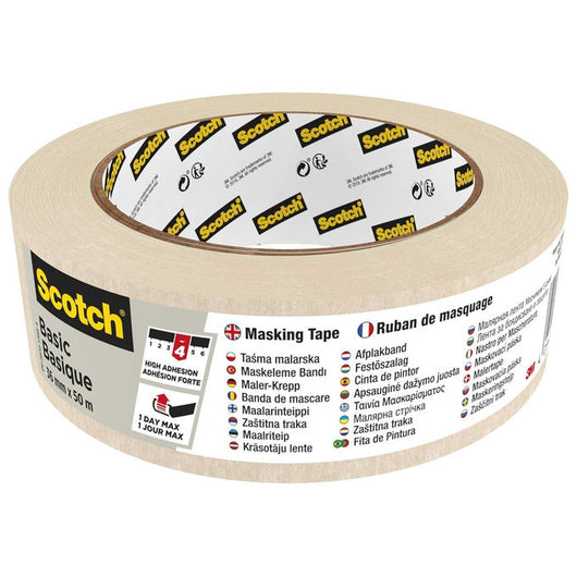 Scotch Basic Tape Nastro Mascherante Beige