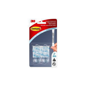 Command Ganci Trasparenti Ovali 0.9 kg