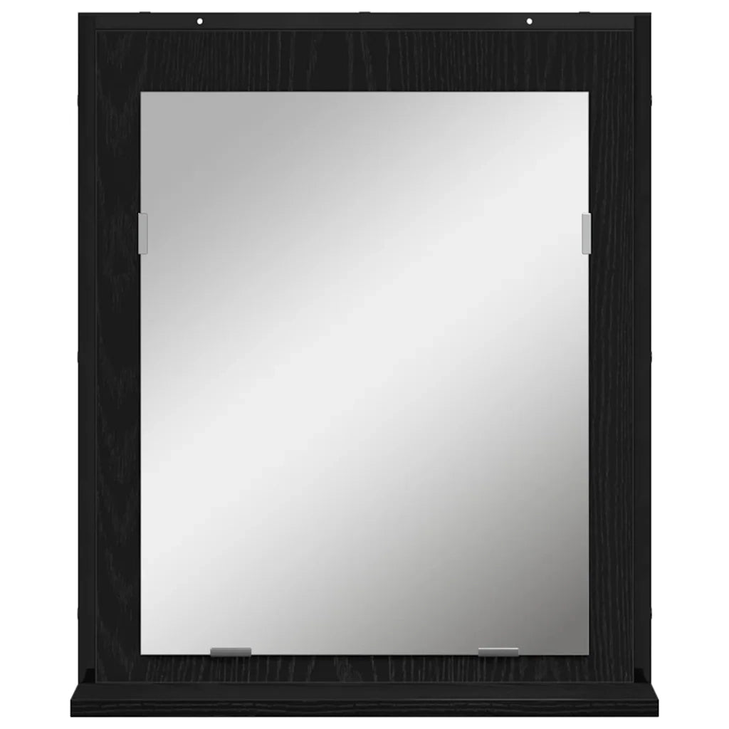 Set di mobili per il bagno 3 pcs Nero Legno multistrato 3334359