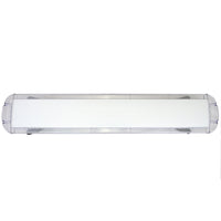 Barra Lampeggiante Stroboscopica 120cm Vecoli Emergenza 88 LED Luce Gialla Ambra
