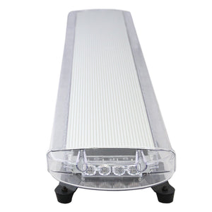 Barra Lampeggiante Stroboscopica 120cm Vecoli Emergenza 88 LED Luce Gialla Ambra