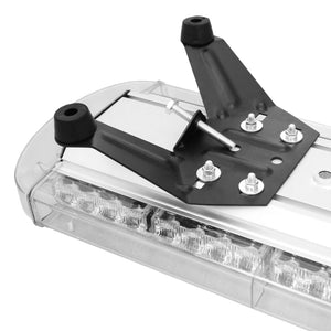 Barra Lampeggiante Stroboscopica 120cm Vecoli Emergenza 88 LED Luce Gialla Ambra