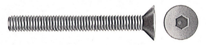 viti testa svasata piana brunite esag. incassato 6x40 cod:ferx.25835