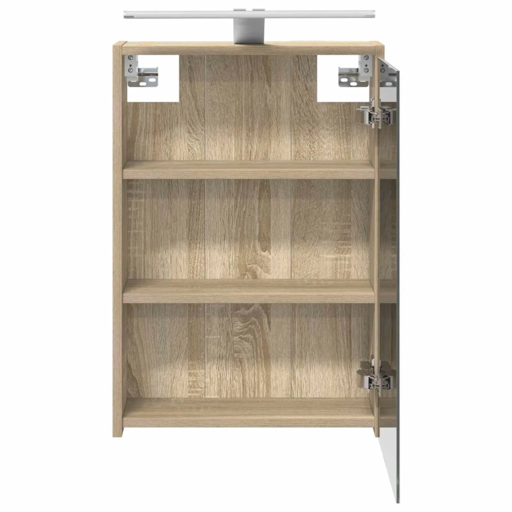 Mobiletto per specchio da bagno Rovere Sonoma 43 x 16 x 62.5 cm