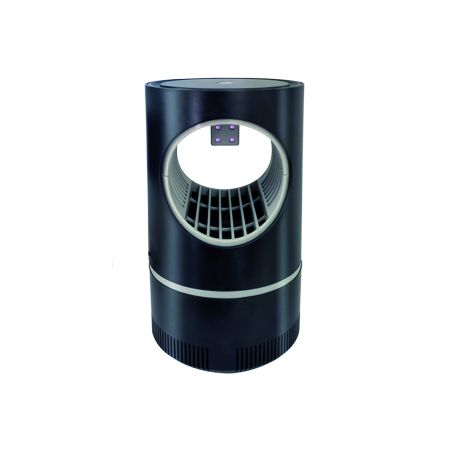 TRAPPOLA ZANZARE CON VENTOLA ASPIRANTE LED UV ALIMENTAZIONE USB NERO