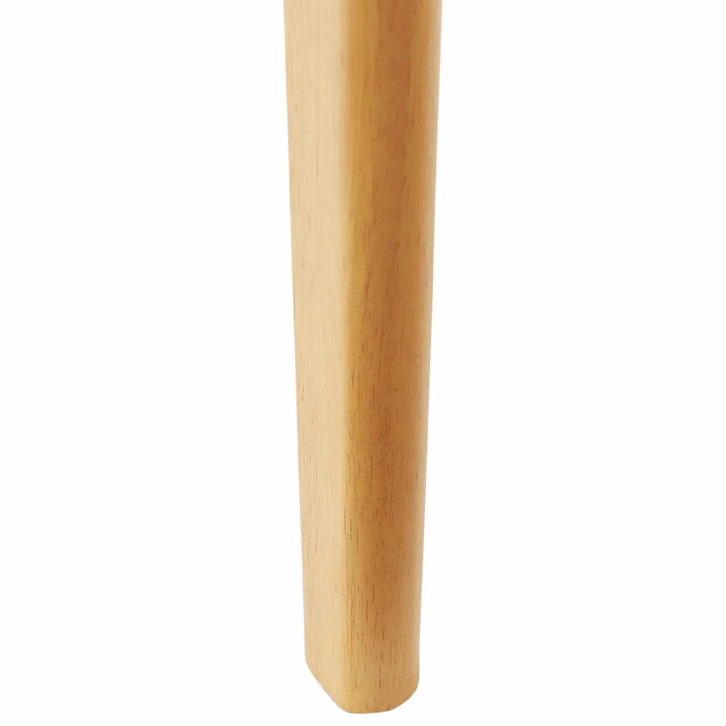 Sedia da pranzo 2 pcs Naturale Legno di gomma solido 42020405