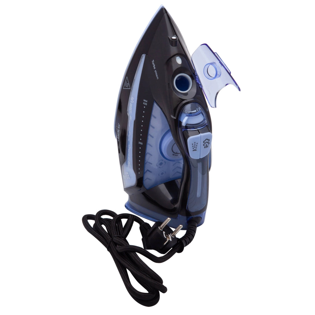 Ferro da stiro a vapore 2800W, piastra ceramica antiaderente, serbatoio 300ml, funzione spray e vapore verticale - SOGO