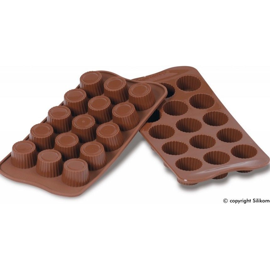 Stampo in silicone per 15 Praline di cioccolato o ghiaccio 3 cm